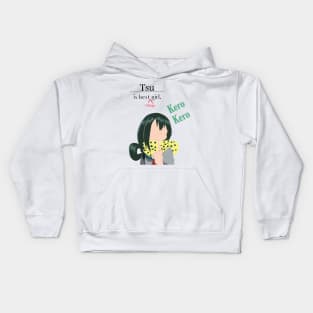 Tsu is best frog girl Kids Hoodie